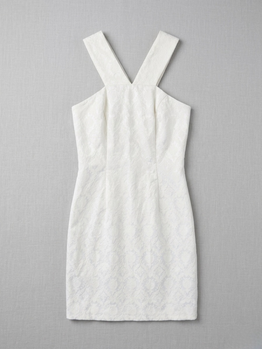 GUESS White Mini Dress with Wide Straps